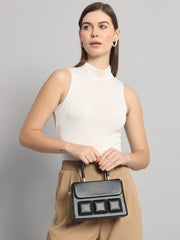 Boxed Pattern Cross Body Sling by DOTE