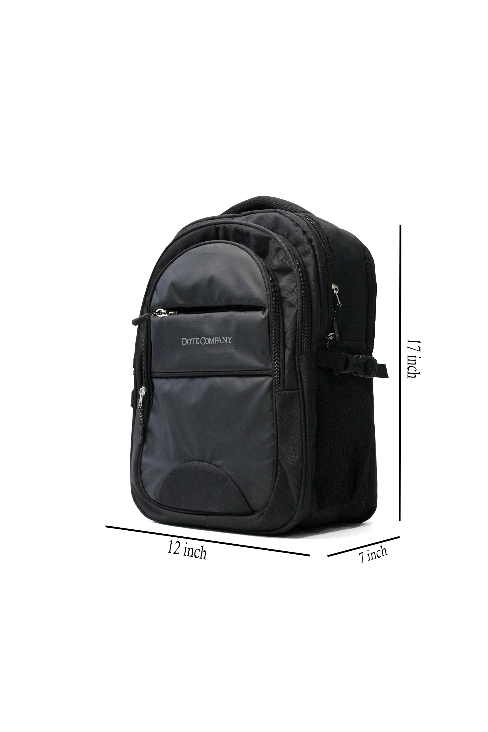 DOTE Matt Black Backpack