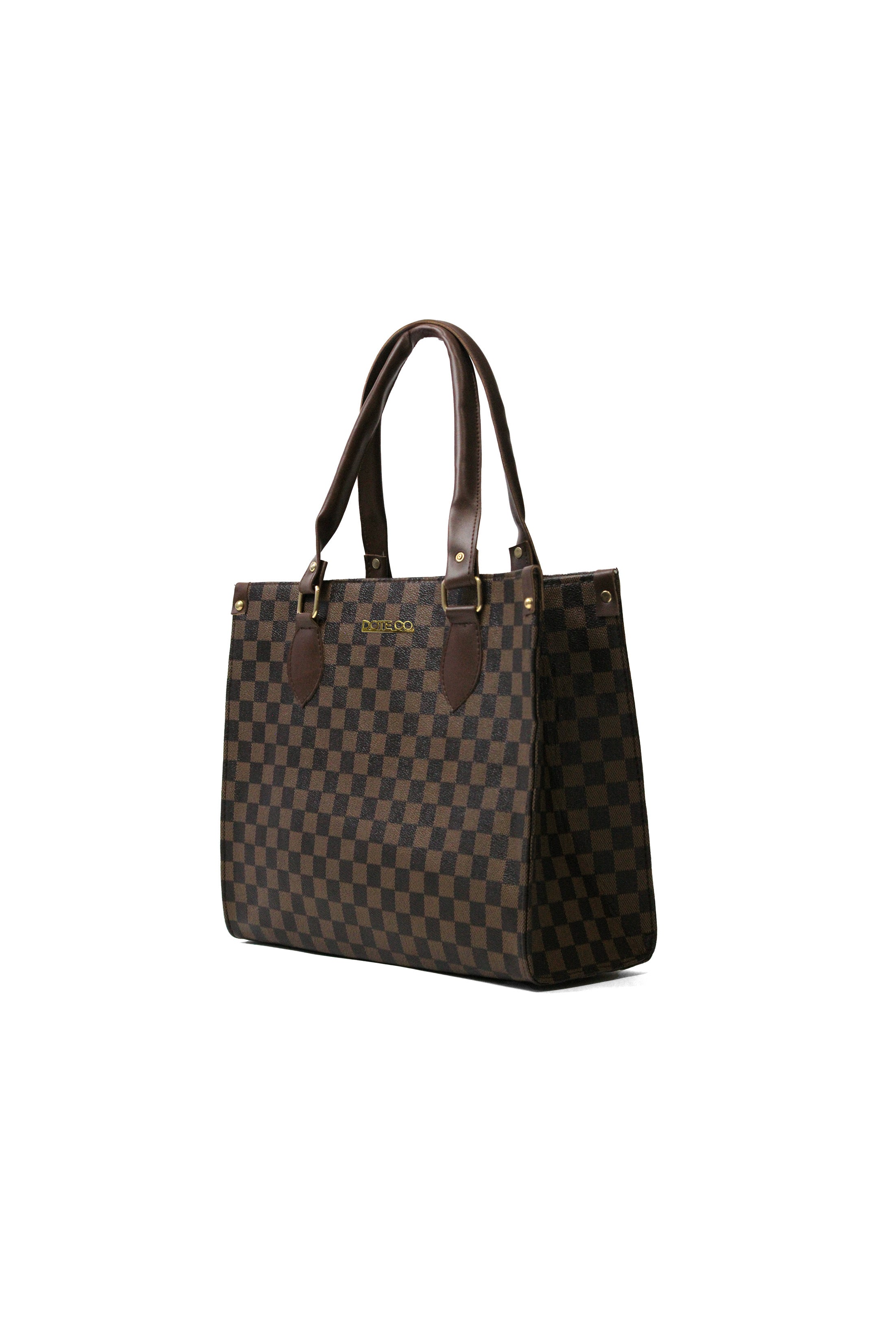 Ivory Check Tote Bag (100 INR Instant Off While Checkout)