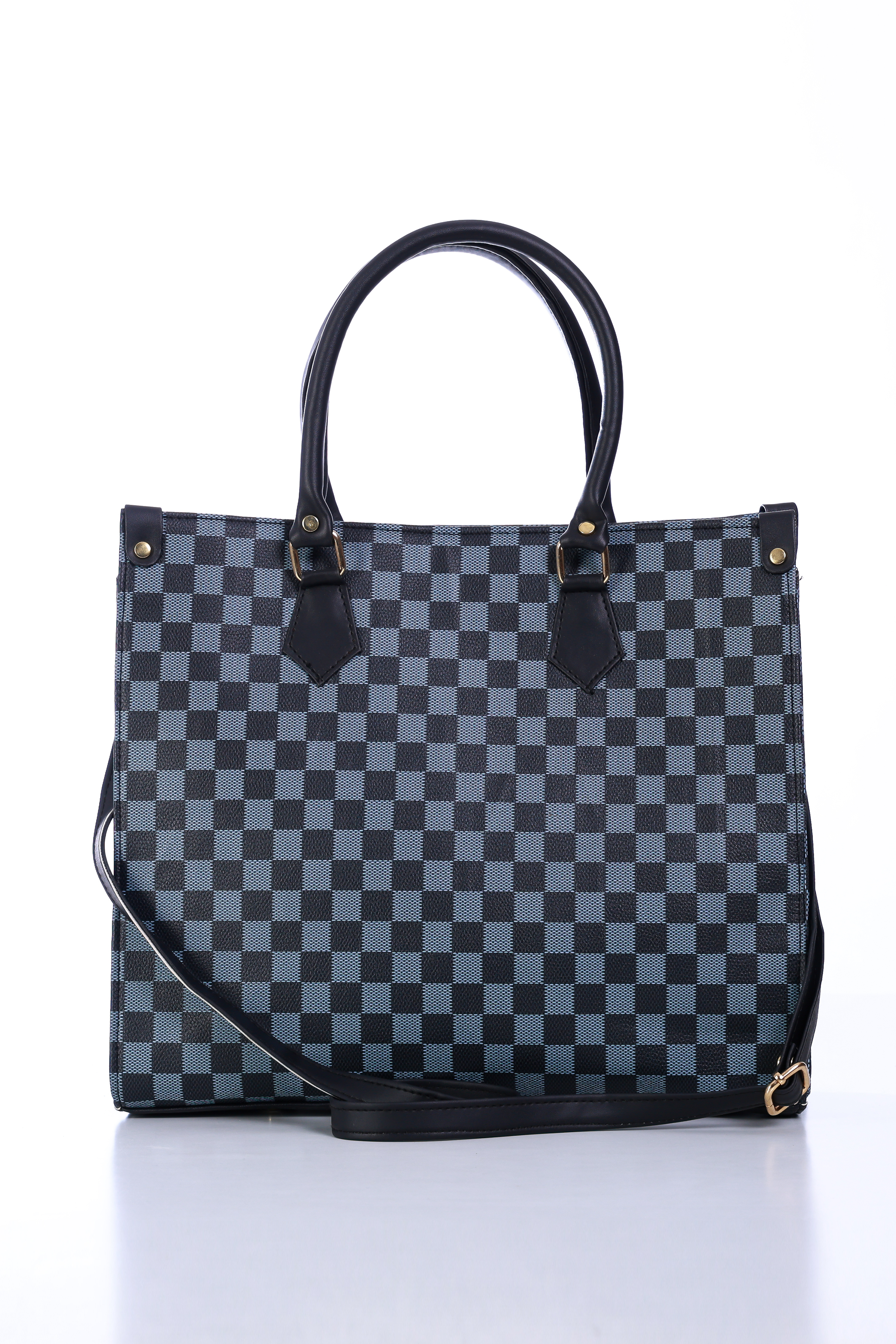 Ivory Check Tote Bag (100 INR Instant Off While Checkout)